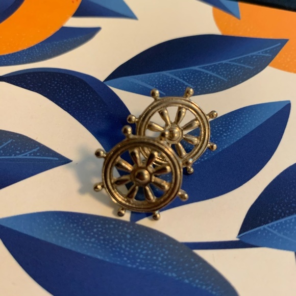 Earrings, gold color - Picture 2 of 3